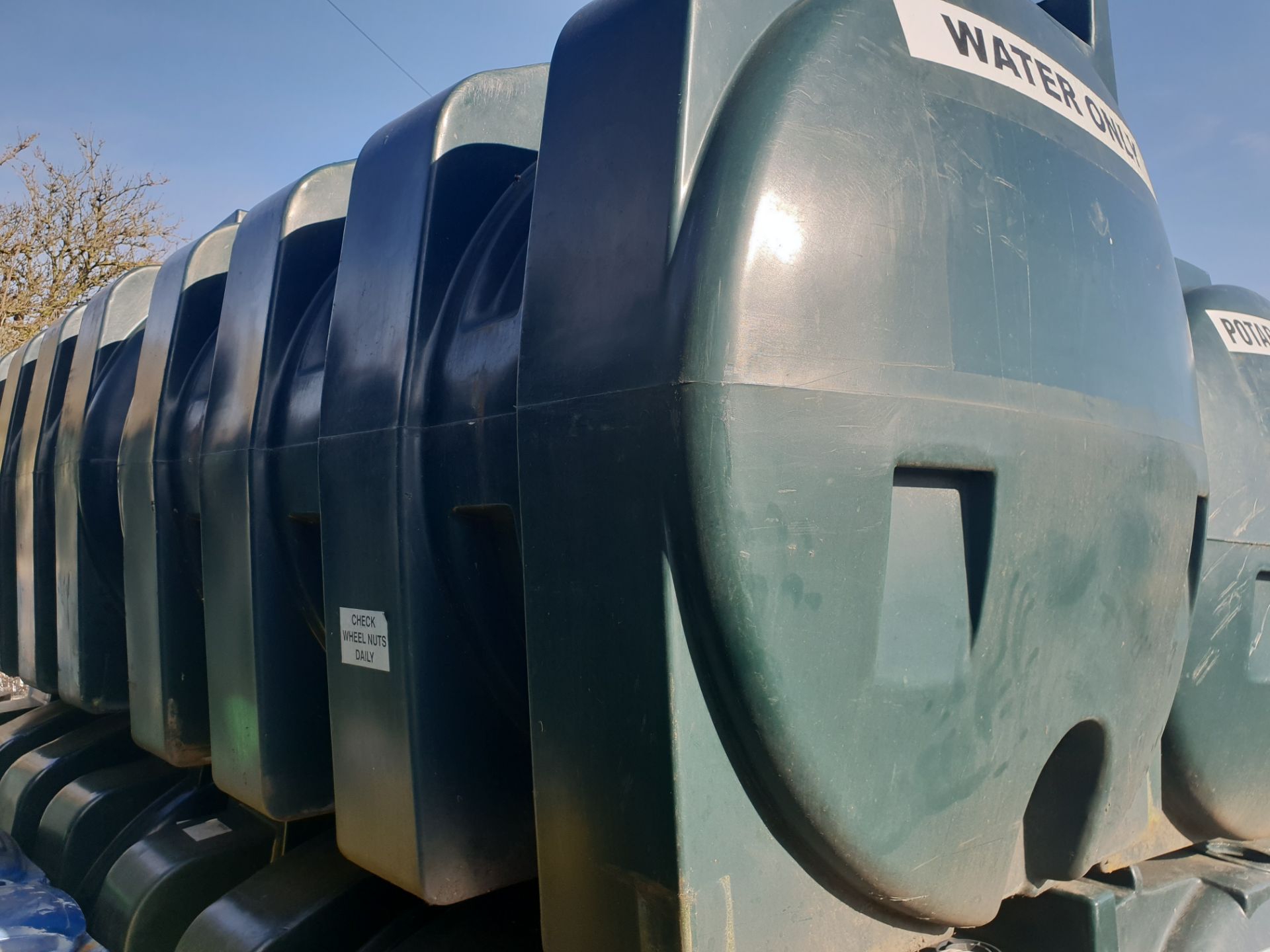 On Site Water Storage Tank