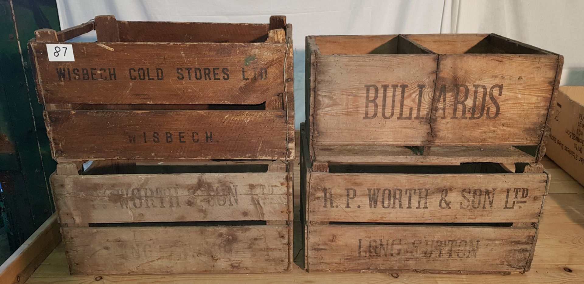 3 x Vintage Crates