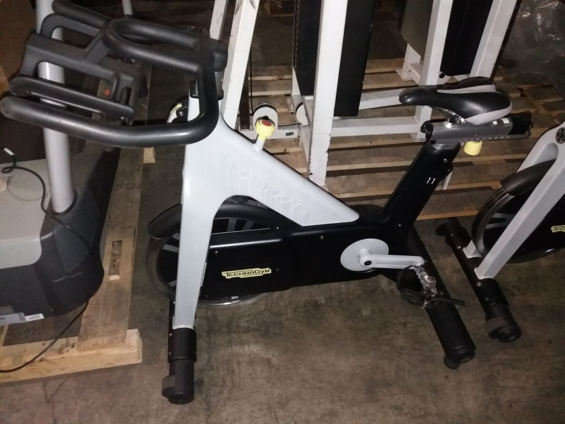 Technogym spin bike.