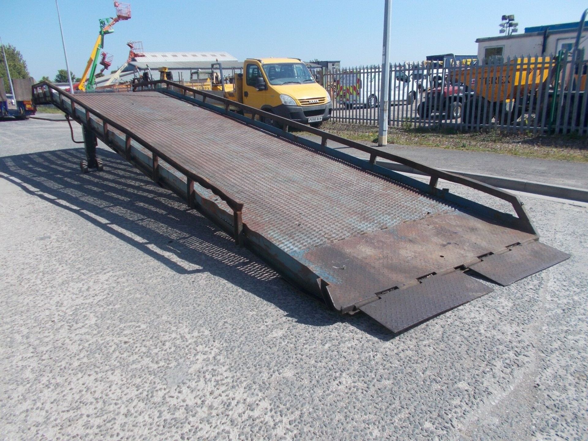 LOT WITHDRAWN loading ramp container ramps dock forklift yard mobile - Image 7 of 7