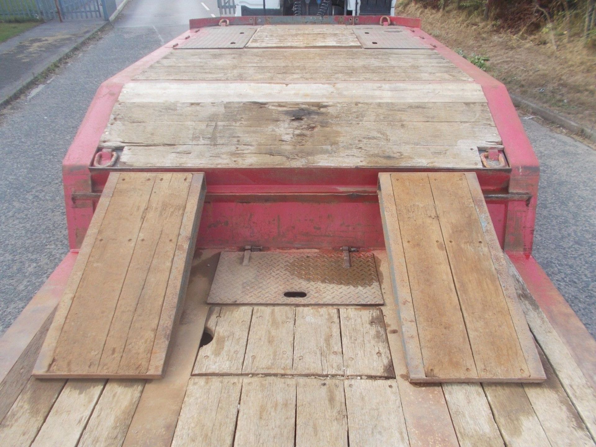 2006 Andover SFCL41 low loader trailer step frame ramps out riggers MOT July 19 - Bild 10 aus 12