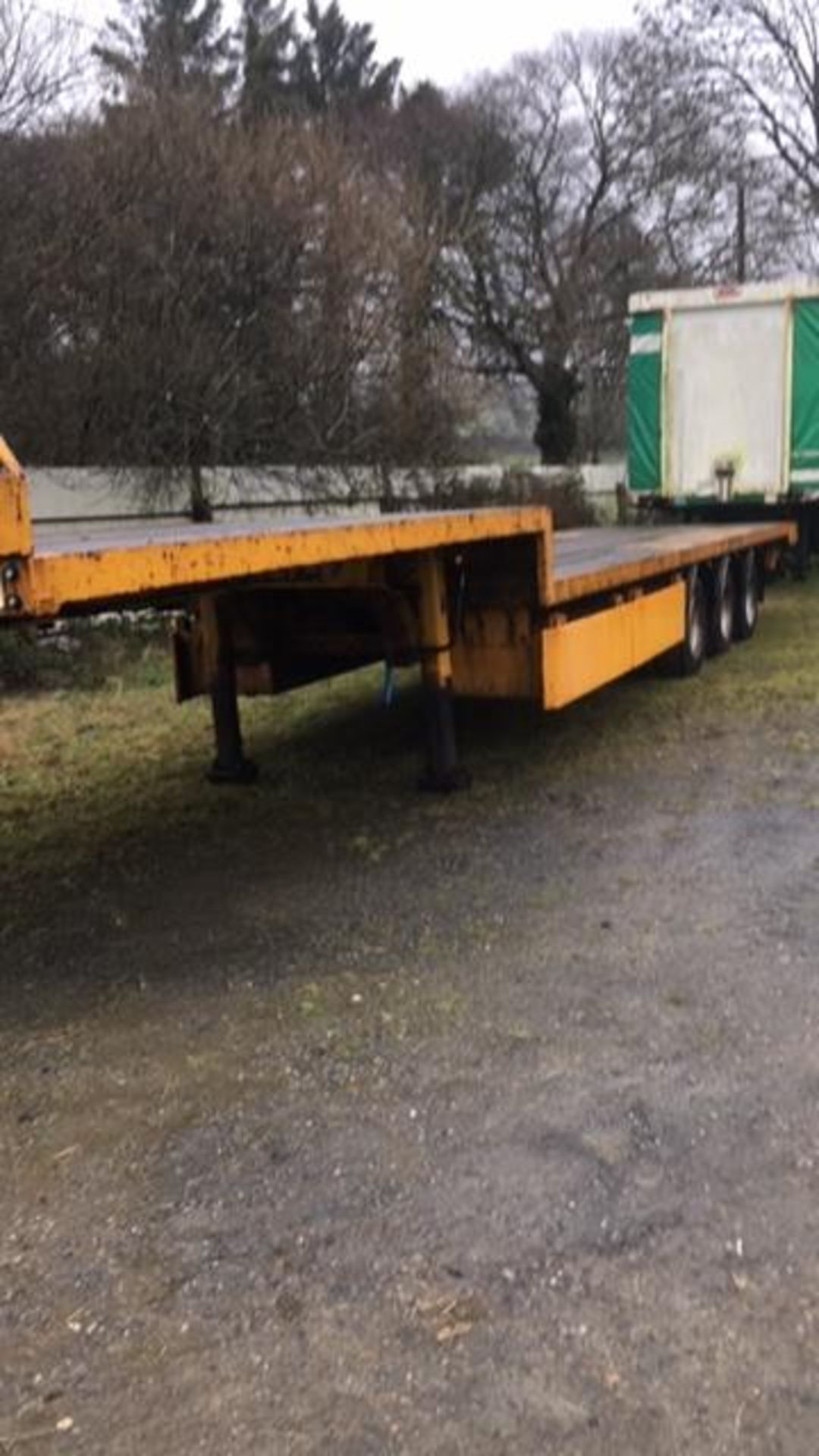 2008 SDC Stepframe Machinery Trailer