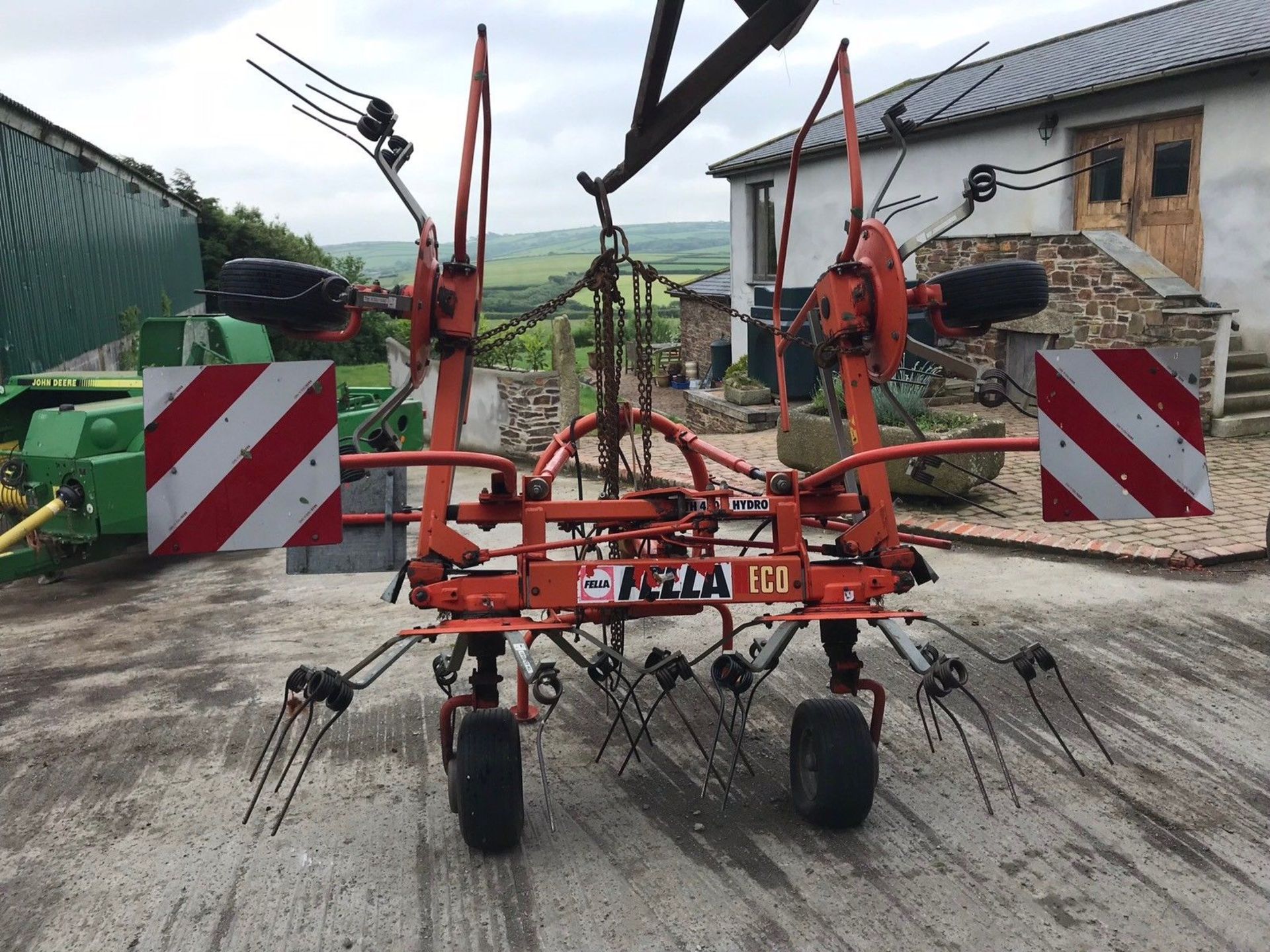 Tedder Turner. Fella Hydraulic Fold 4 Rotor - Image 2 of 4