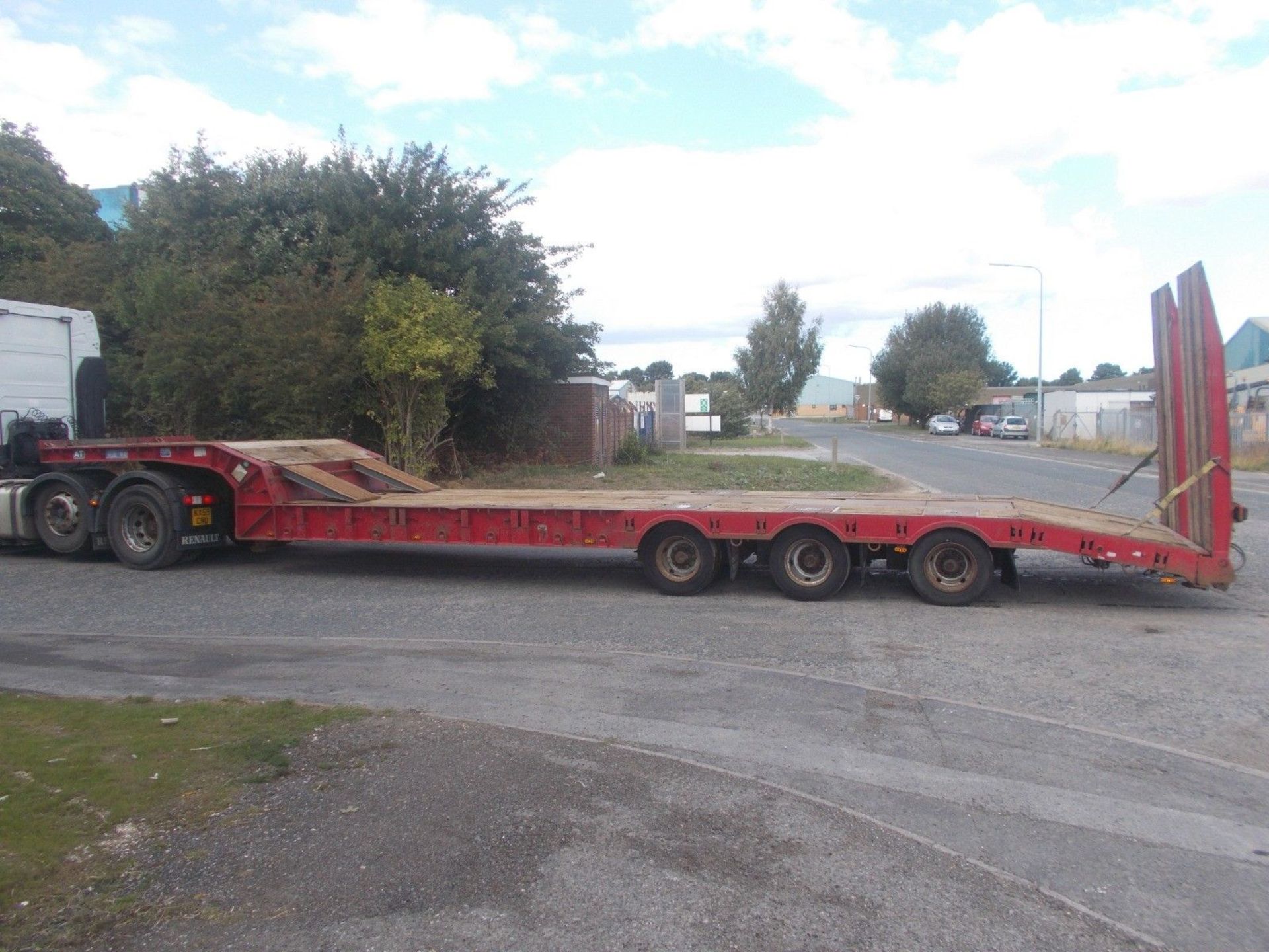 2006 Andover SFCL41 low loader trailer step frame ramps out riggers MOT July 19