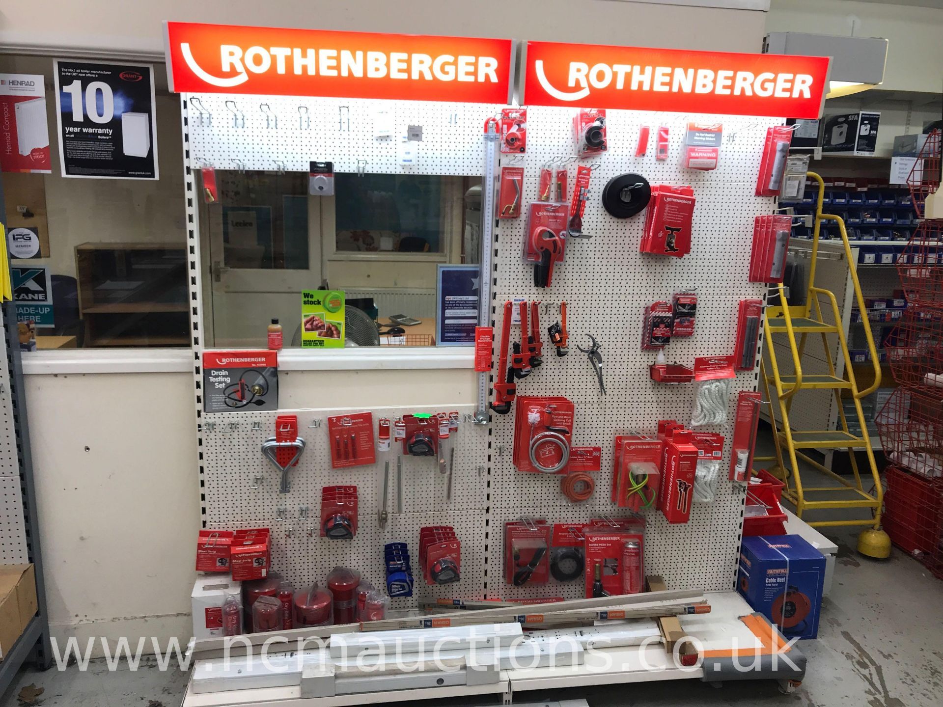 Display rack plus tools