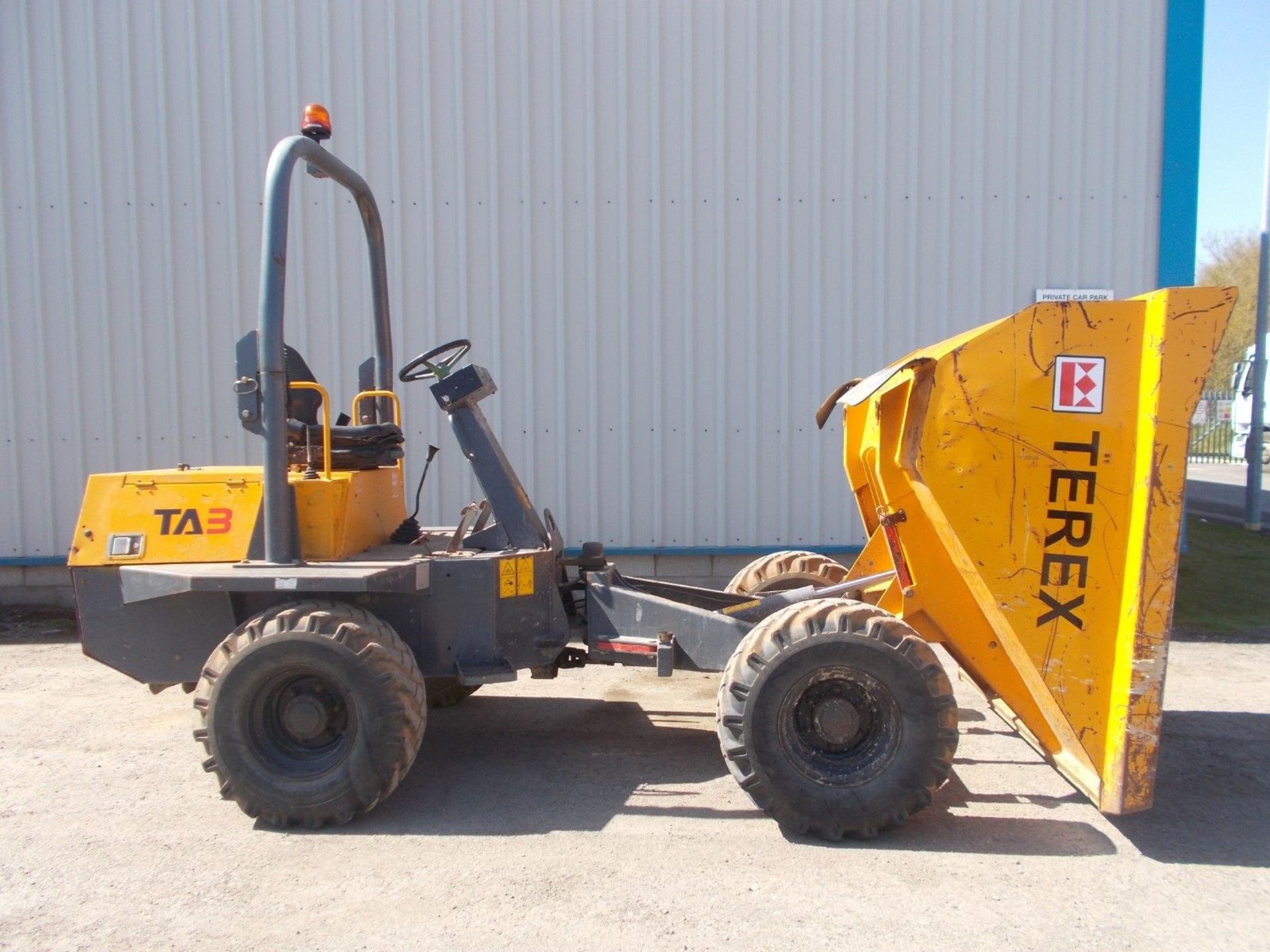 Benford Terex TA3 3 Ton Straight Tip Dumper - Image 7 of 10