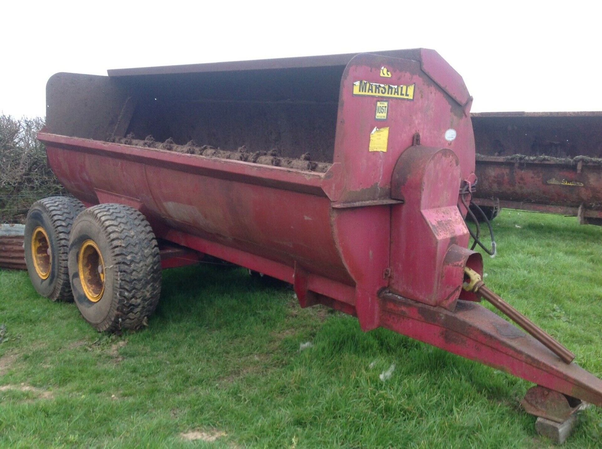 Rotor Dung Spreader Marshall 105T. - Image 2 of 4