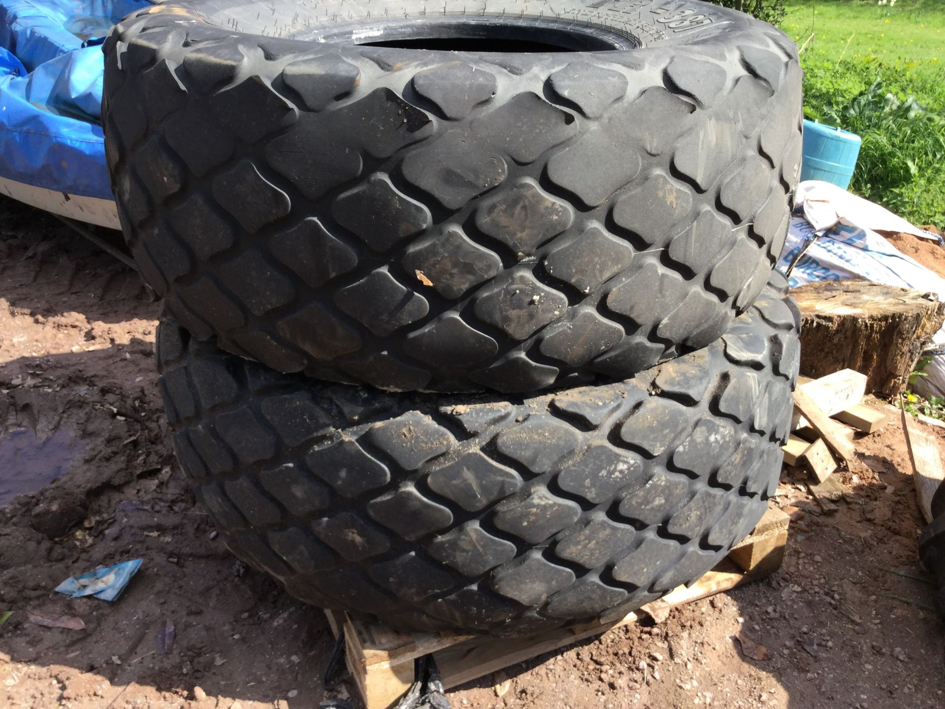 Two Grass Tyres