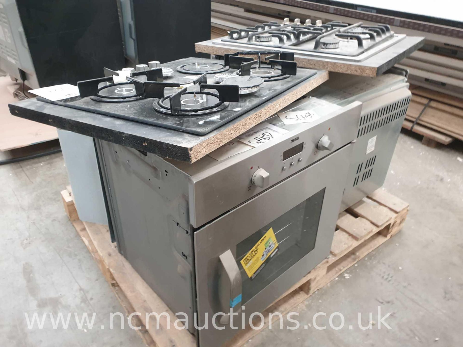 2 x Zanussi Electric ovens with Gas hobs