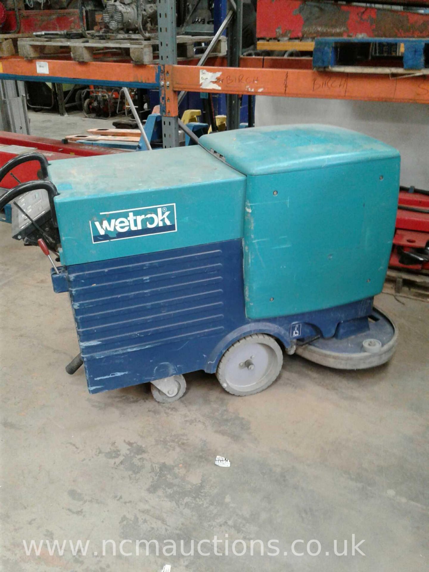 Wetrok walk behind scrubber dryer