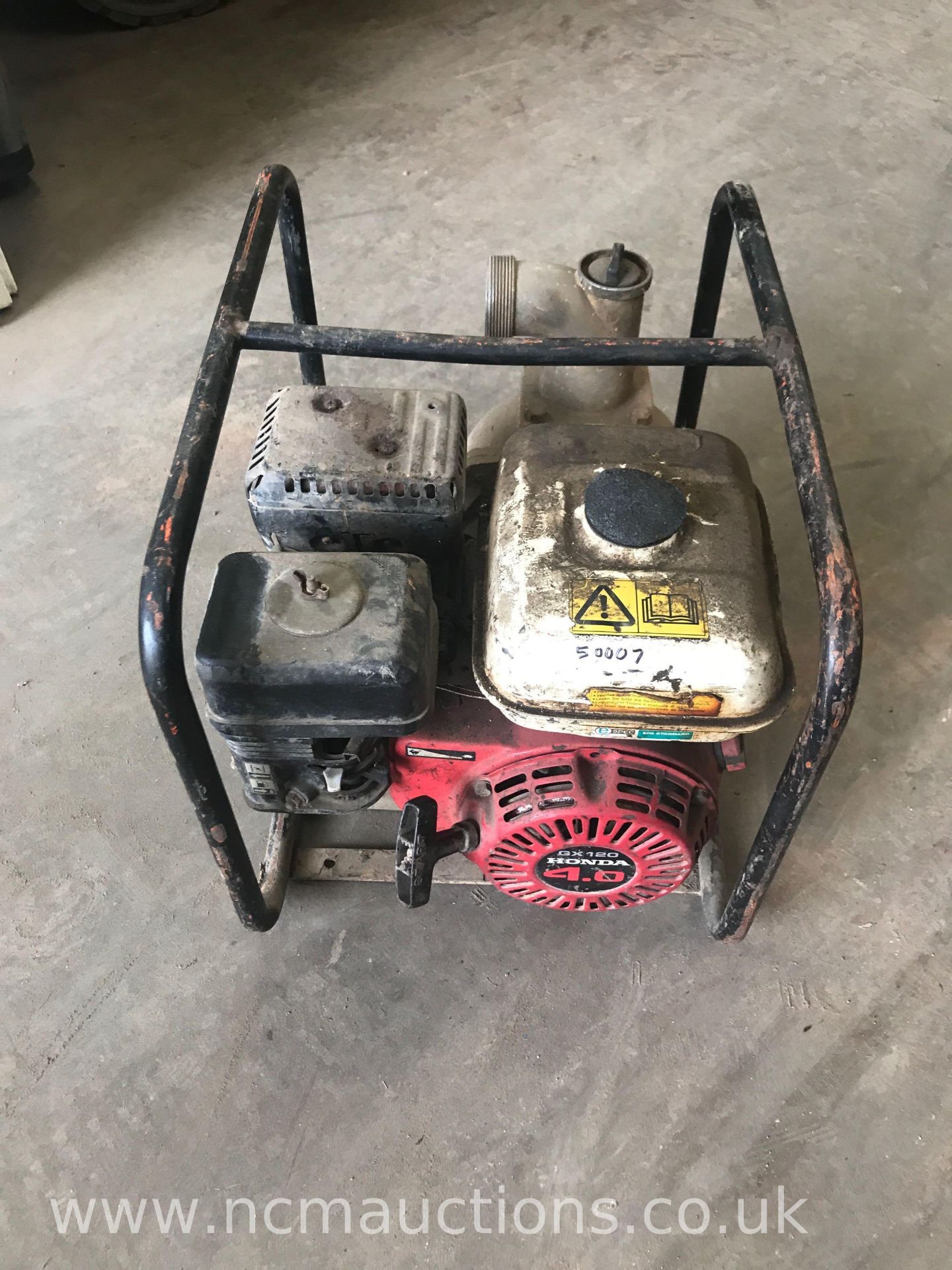 Honda powered water pump