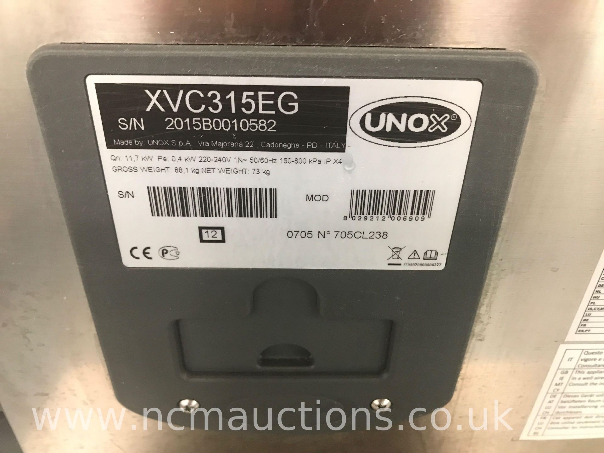 UNOX 5 Grid Gas Combination Oven - Bild 7 aus 9