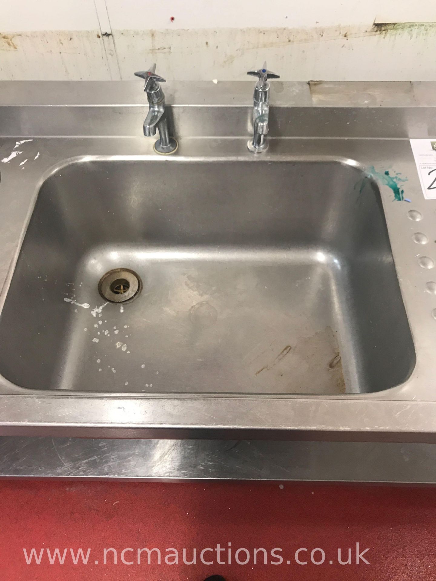 Stainless Steel Double Sinks - Image 3 of 3