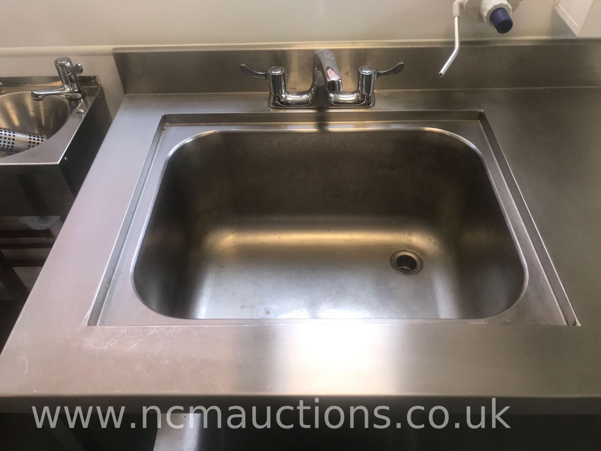 Stainless Steel Sink with Prep Area - Image 2 of 4