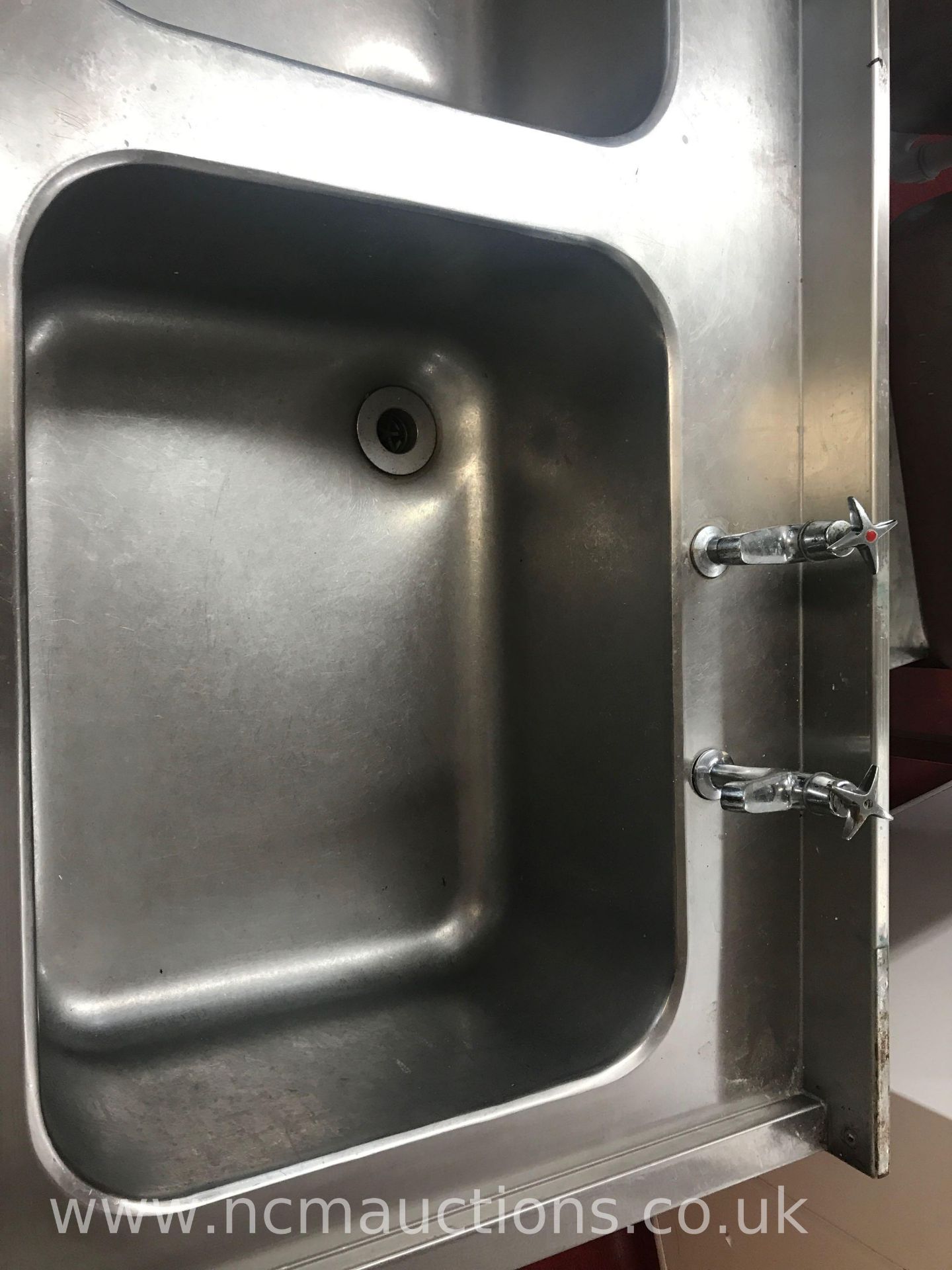 Stainless Steel Double Sinks - Image 3 of 4