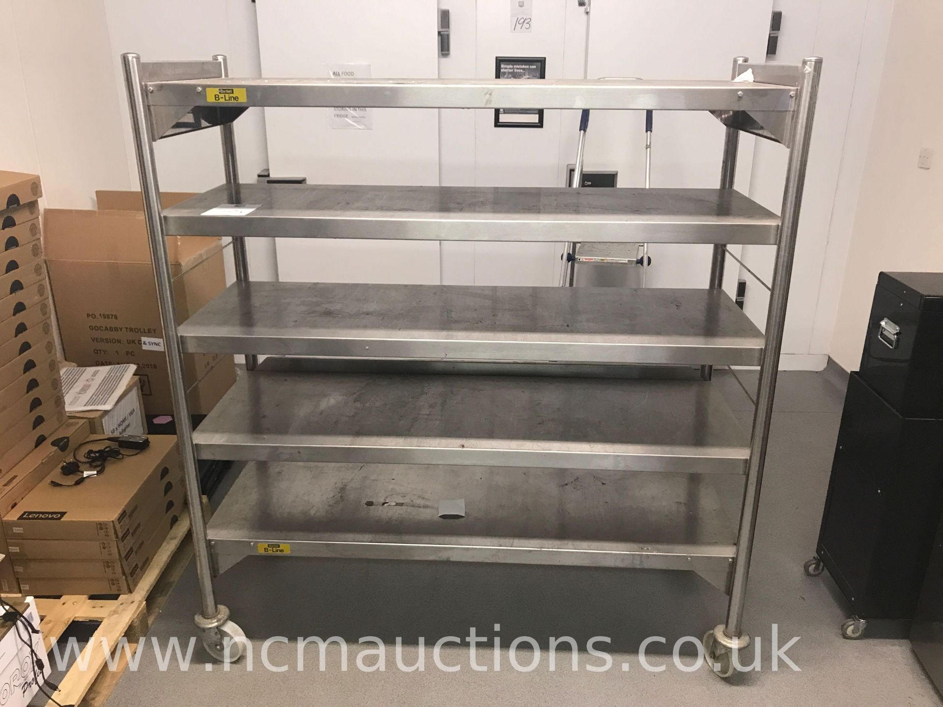 Stainless Steel 5 Tier Shelves