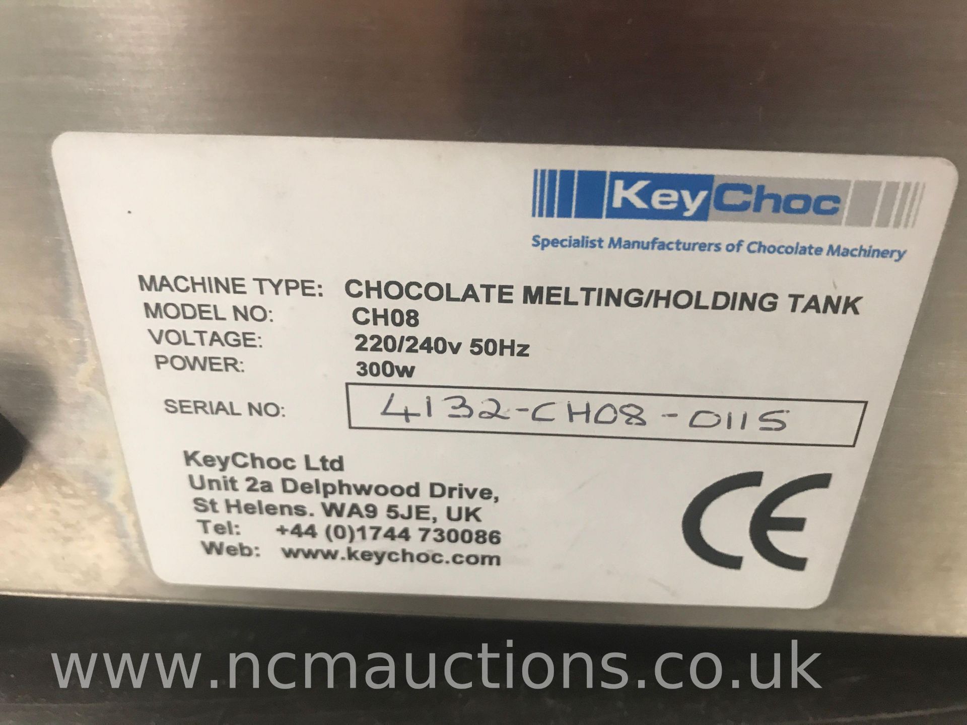 KeyChoc Chocolate Holding Tank - Image 3 of 4