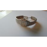 Ladies Cartier Steel Santos Quartz 1567