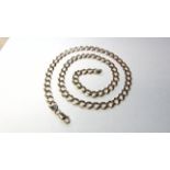 9ct Yellow Gold 24" Plain Curb Necklace