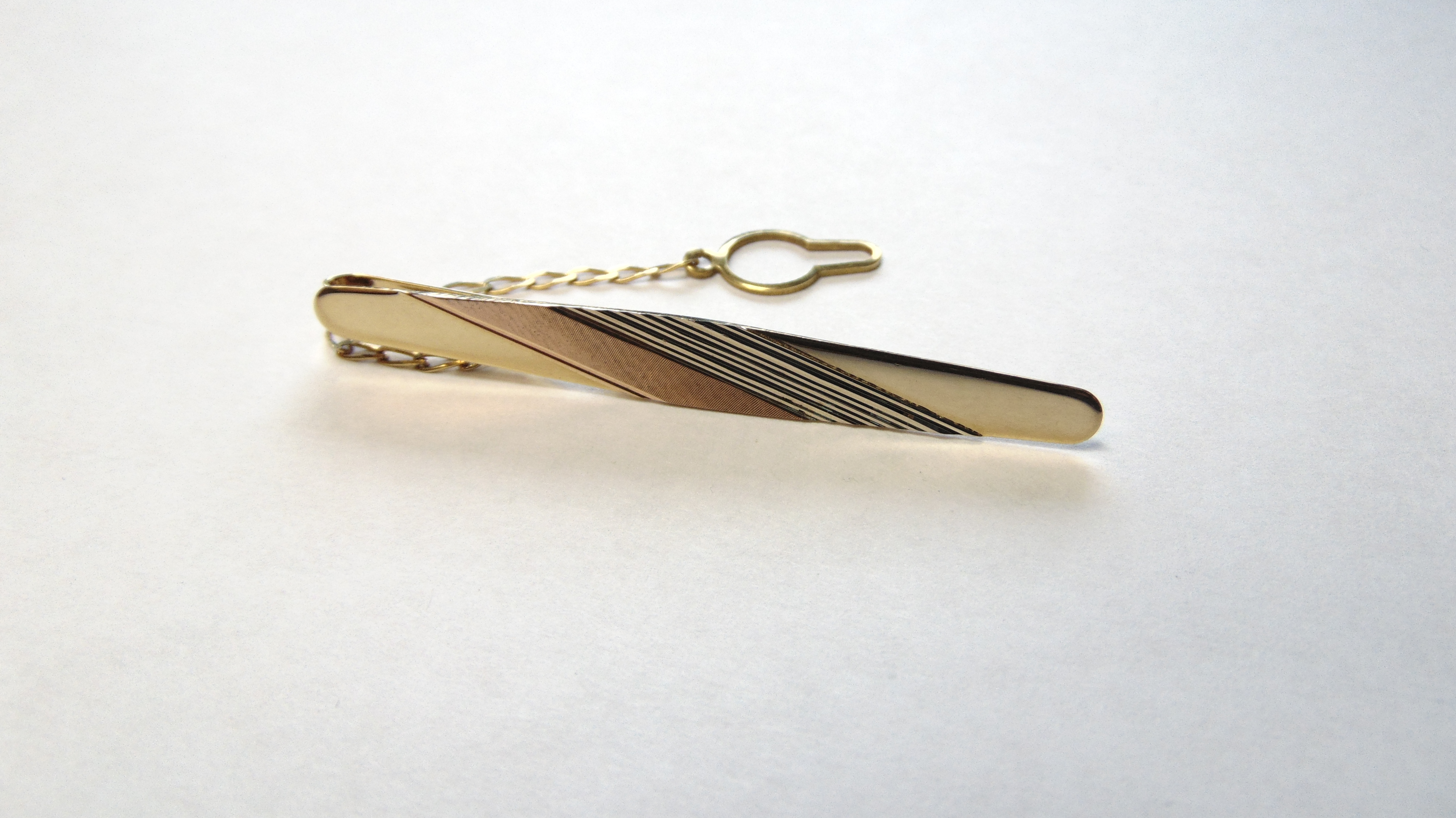 Vintage 18ct Gold Tie Slide