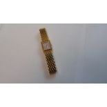 Ladies Maurice Lacroix Gold Plated Quartz Bracelet Watch