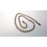 9ct Yellow Gold 20" Plain Curb Necklace