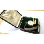 Vintage 18ct Yellow Gold Pocket Watch In Original Box