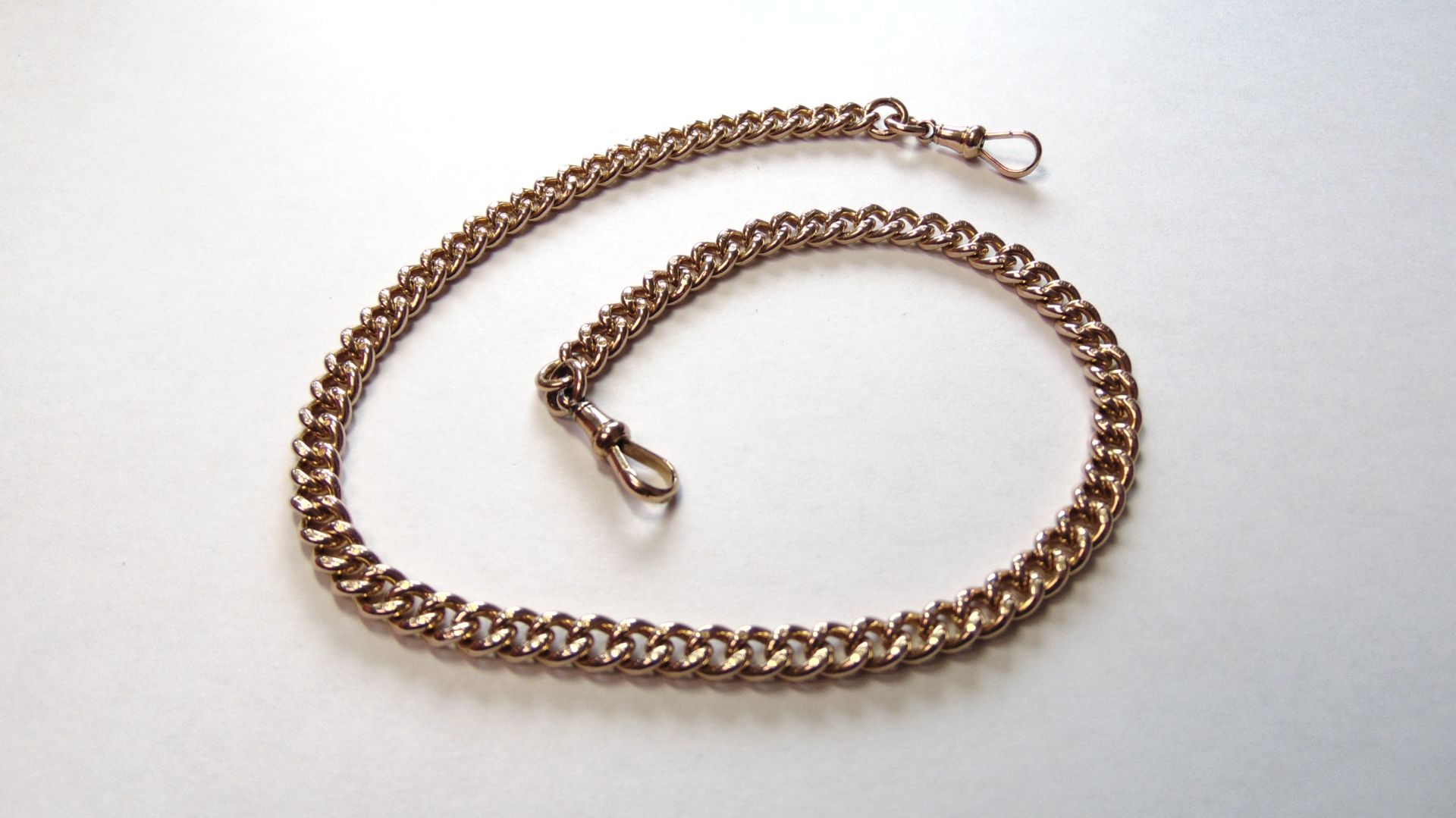 Vintage 9ct Yellow Gold 16" Albert Necklace