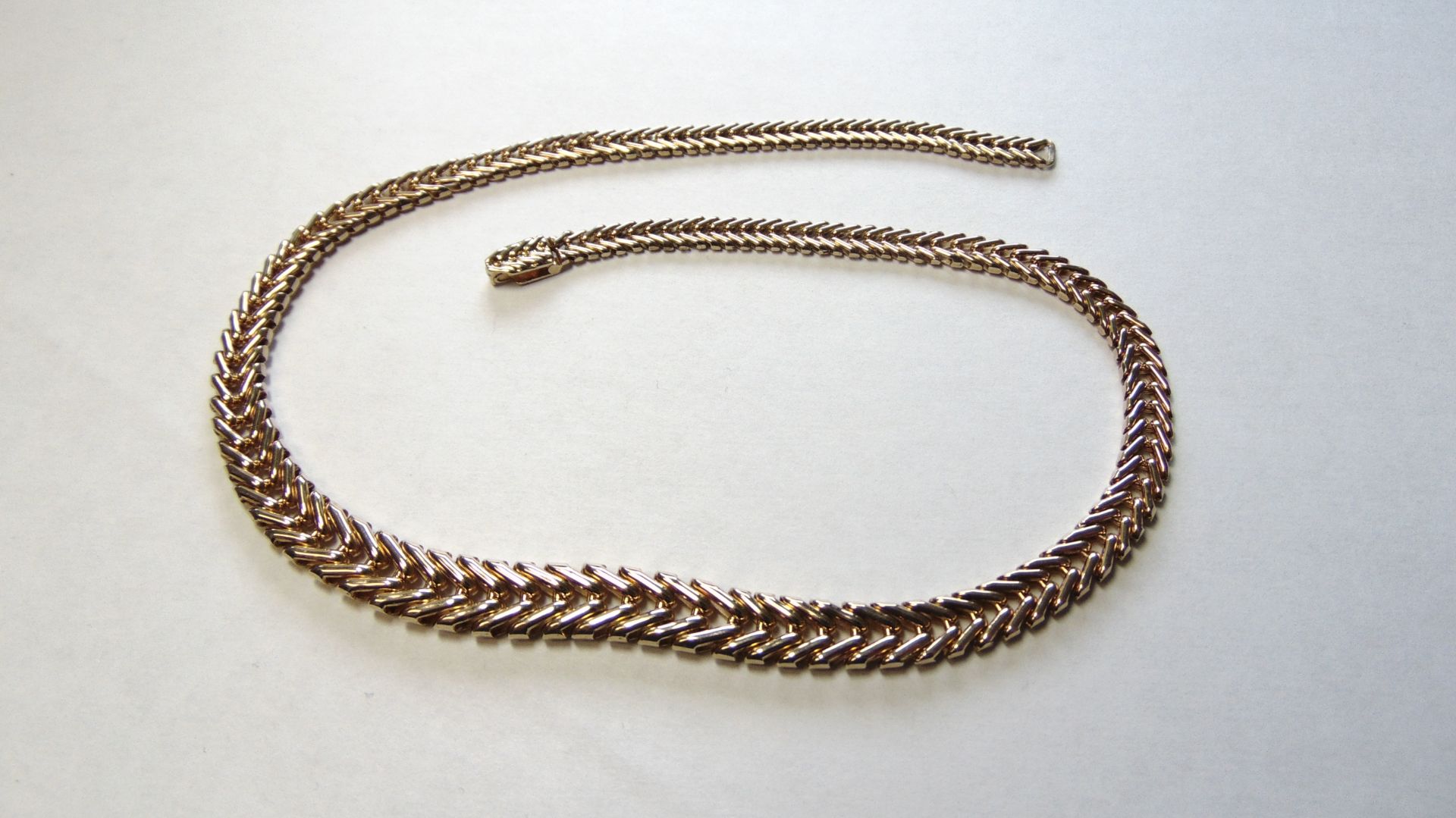 9ct Yellow Gold 16" Collarette Necklace