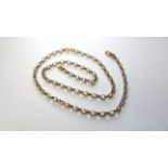 9ct Yellow Gold 22" Oval Belcher Necklace