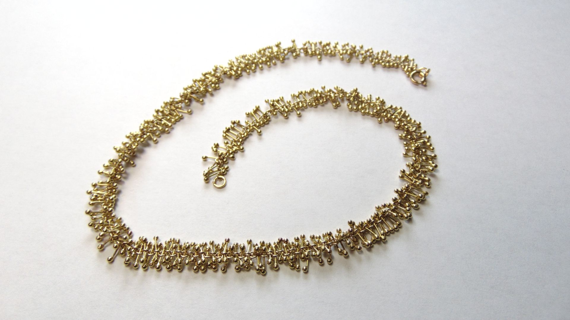 18ct Yellow Gold 14" Fancy Necklace