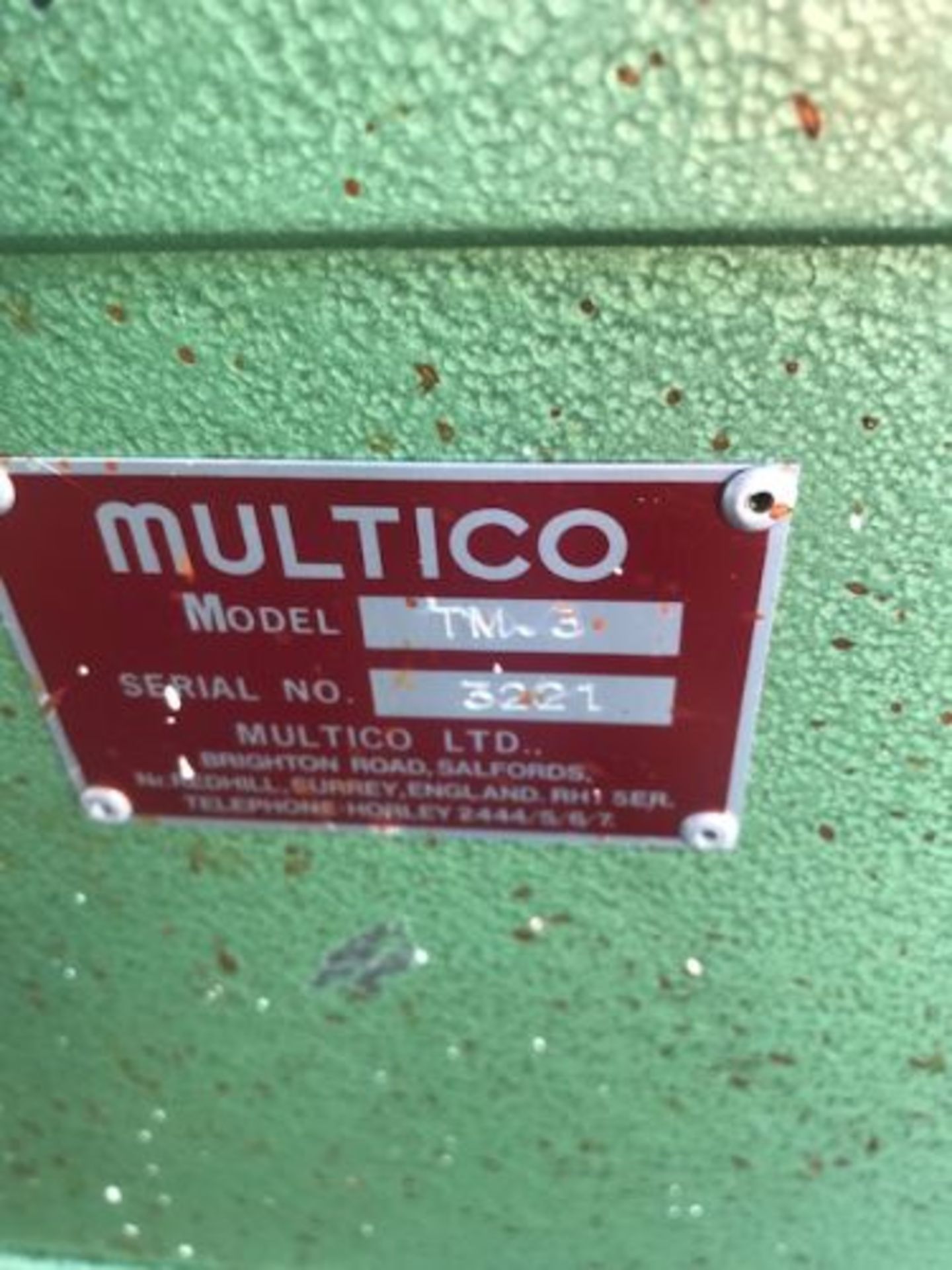 Multico TM3 2 head Tenoner with DC braking & modern tooling - Image 4 of 7