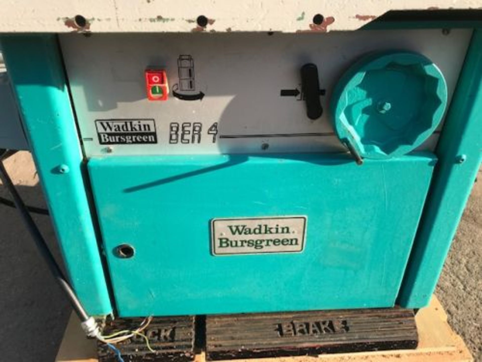 Wadkin BER4 Spindle Moulder with Steff2034 power feed unit foot brake stop - Image 6 of 6