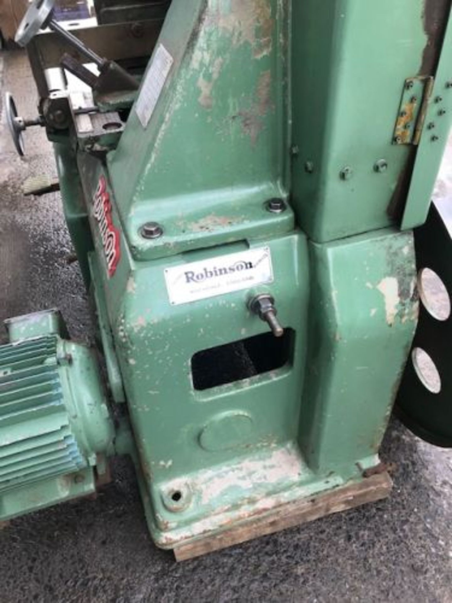 Robinson EF/T 36" band resaw 3" wheels number 1160 DC braked 15HP - Image 9 of 10