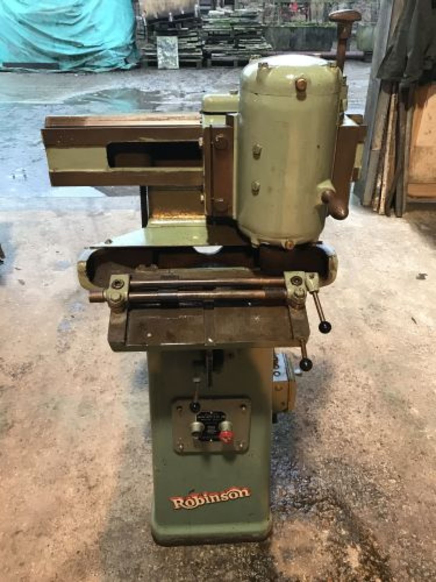 Robinson type SQ.E lap grinder 12" machine no 359