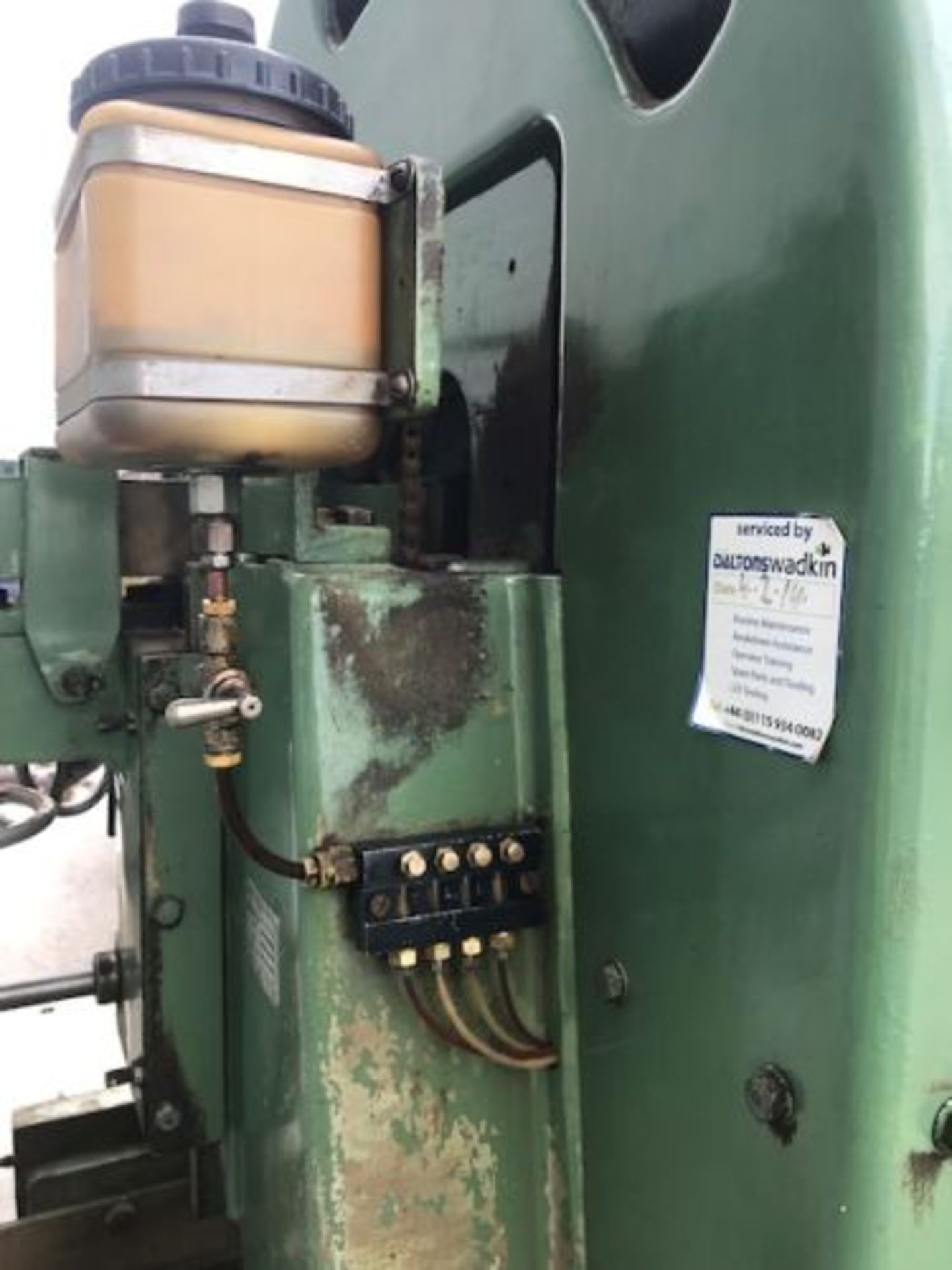 Robinson EF/T 36" band resaw 3" wheels number 1160 DC braked 15HP - Image 8 of 10