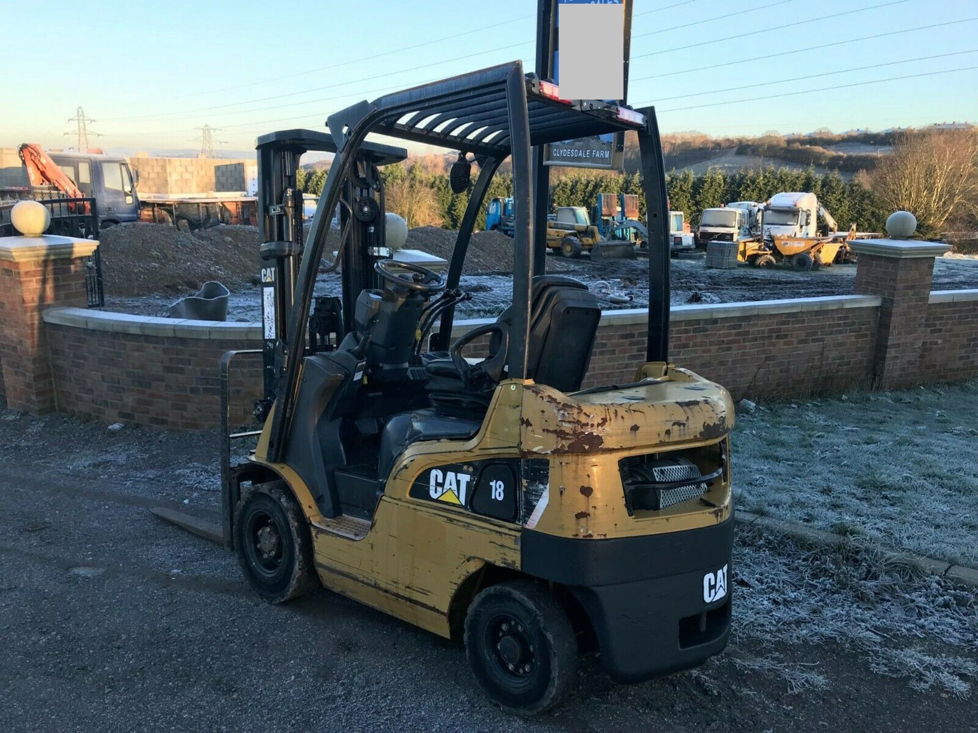 Caterpillar Diesel Forklift Stacker. - Image 2 of 8