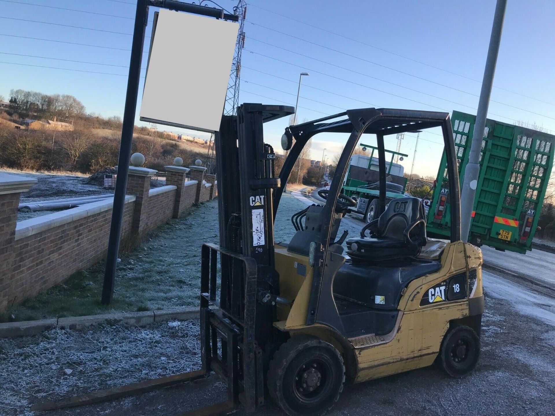 Caterpillar Diesel Forklift Stacker. - Image 3 of 8