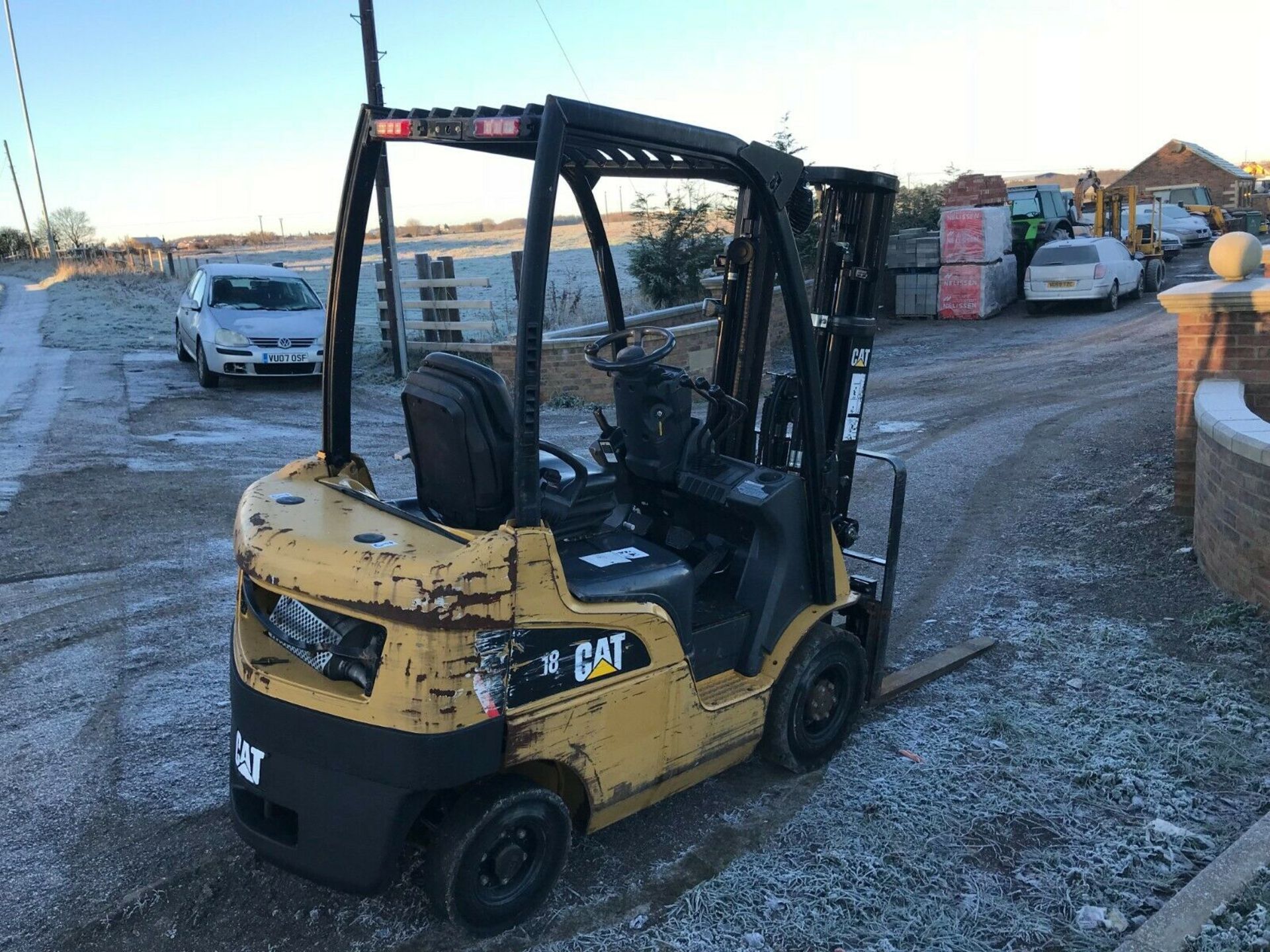 Caterpillar Diesel Forklift Stacker.