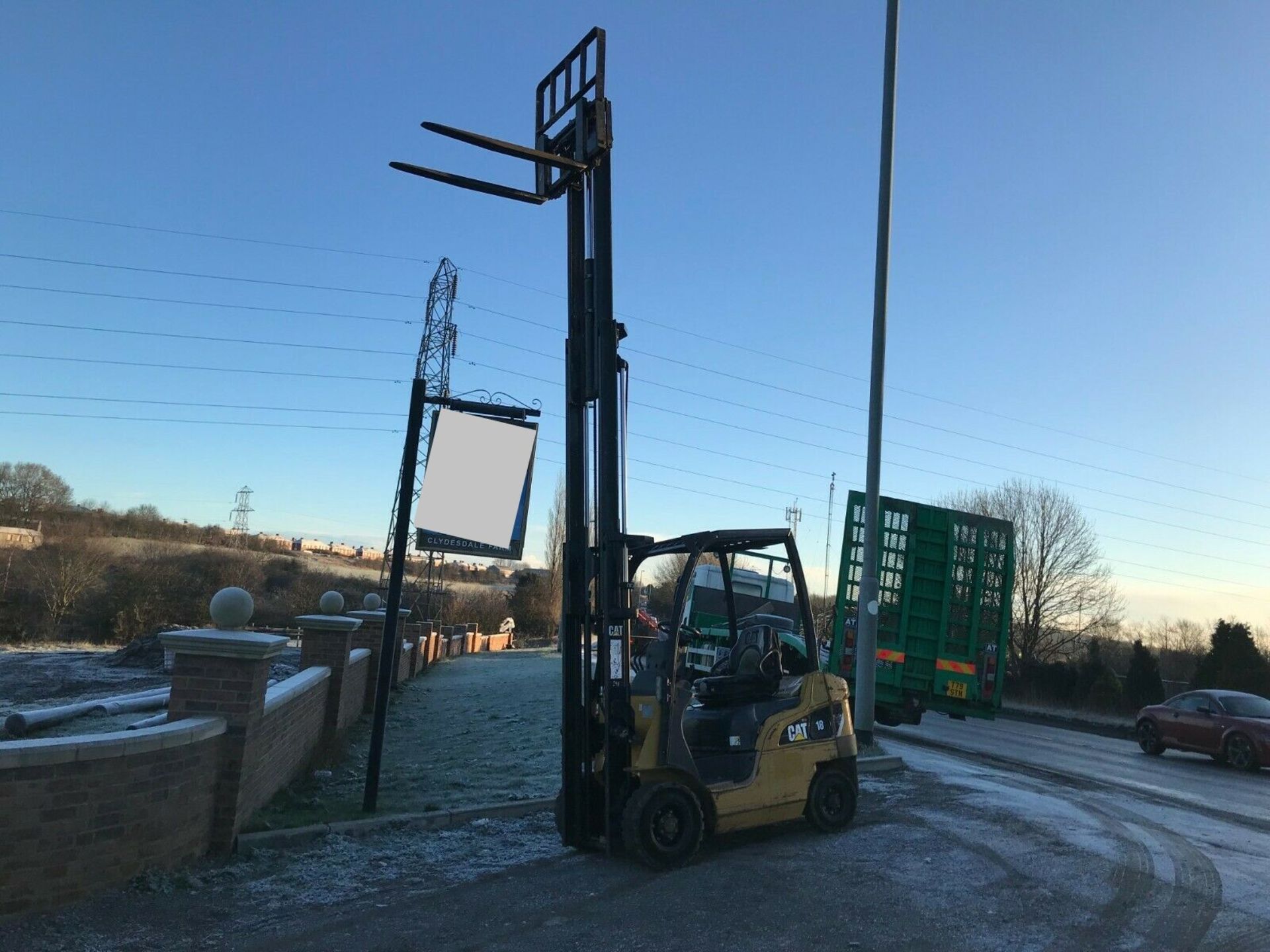 Caterpillar Diesel Forklift Stacker. - Image 5 of 8