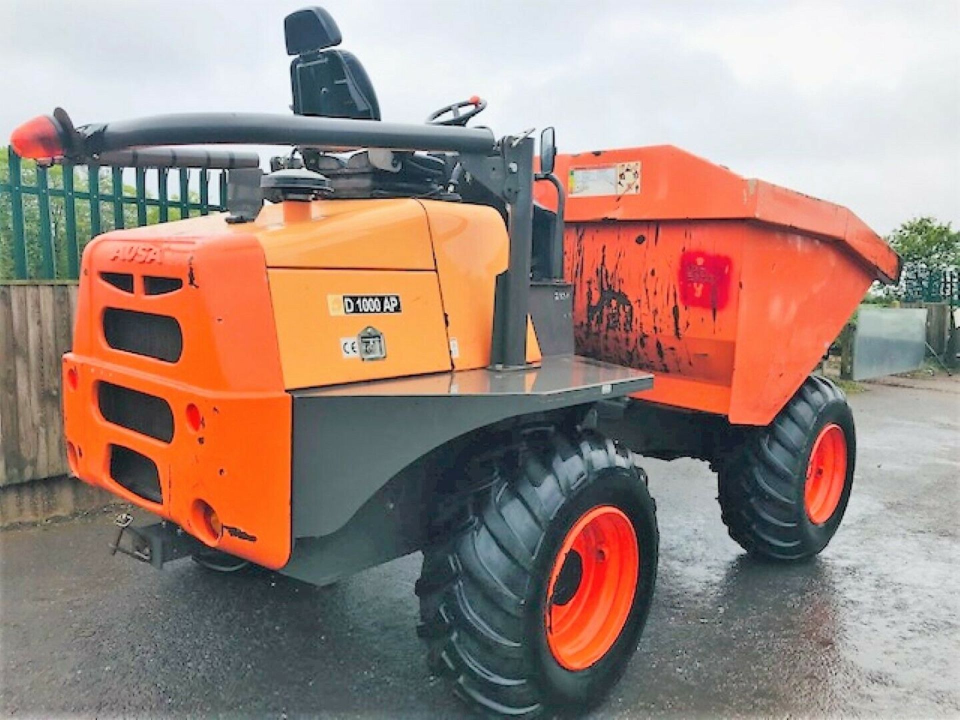 Ausa D1000 AP 10 Tonne Straight Tip Dumper - Image 5 of 11