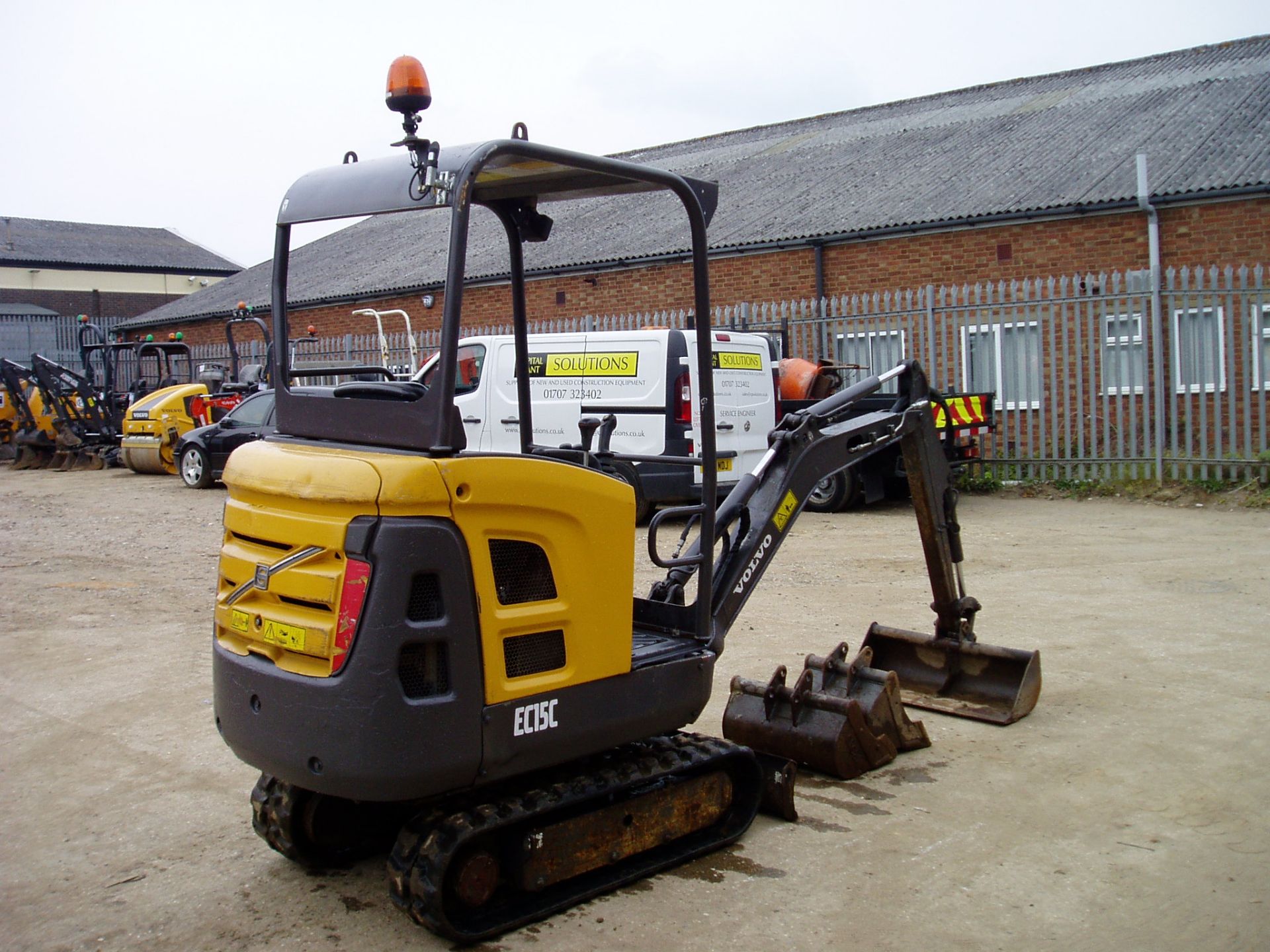 Volvo EC15C 22131540Kgs Mini Excavator - Image 5 of 18