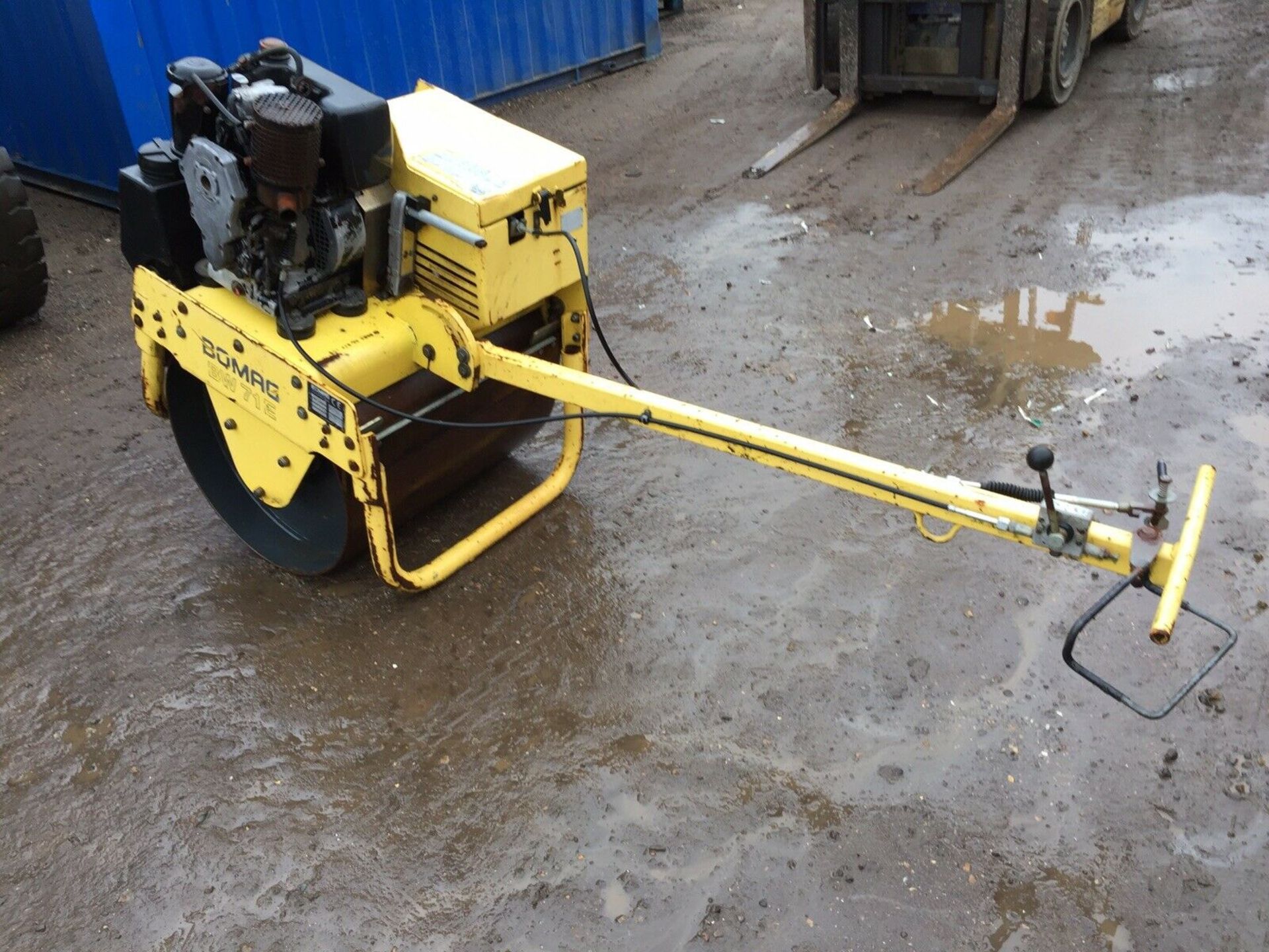 BOMAG BW 71E Roller Walk Behind HATZ Diesel Engine Single Vibrating Drum Roller - Image 4 of 10