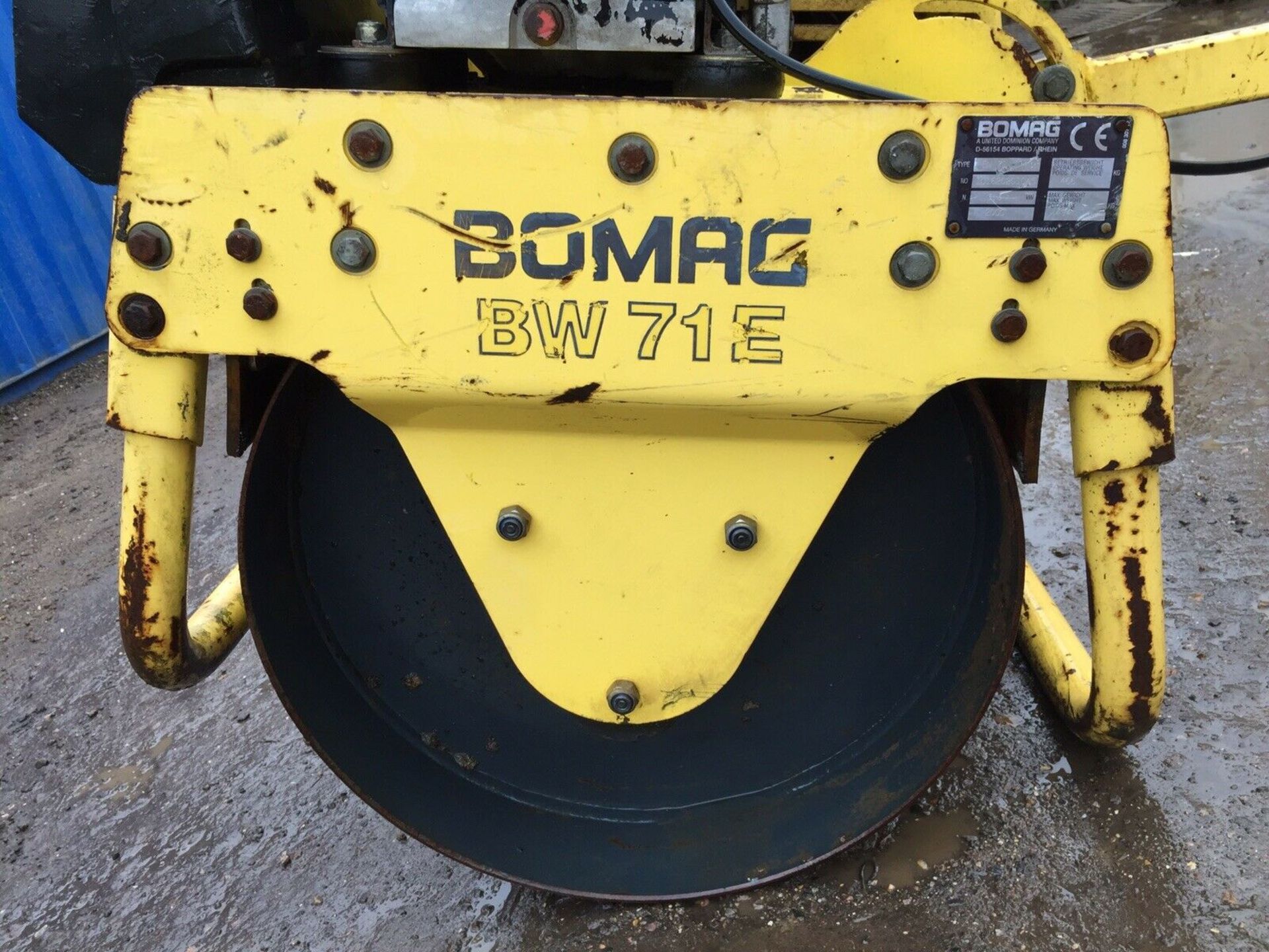 BOMAG BW 71E Roller Walk Behind HATZ Diesel Engine Single Vibrating Drum Roller