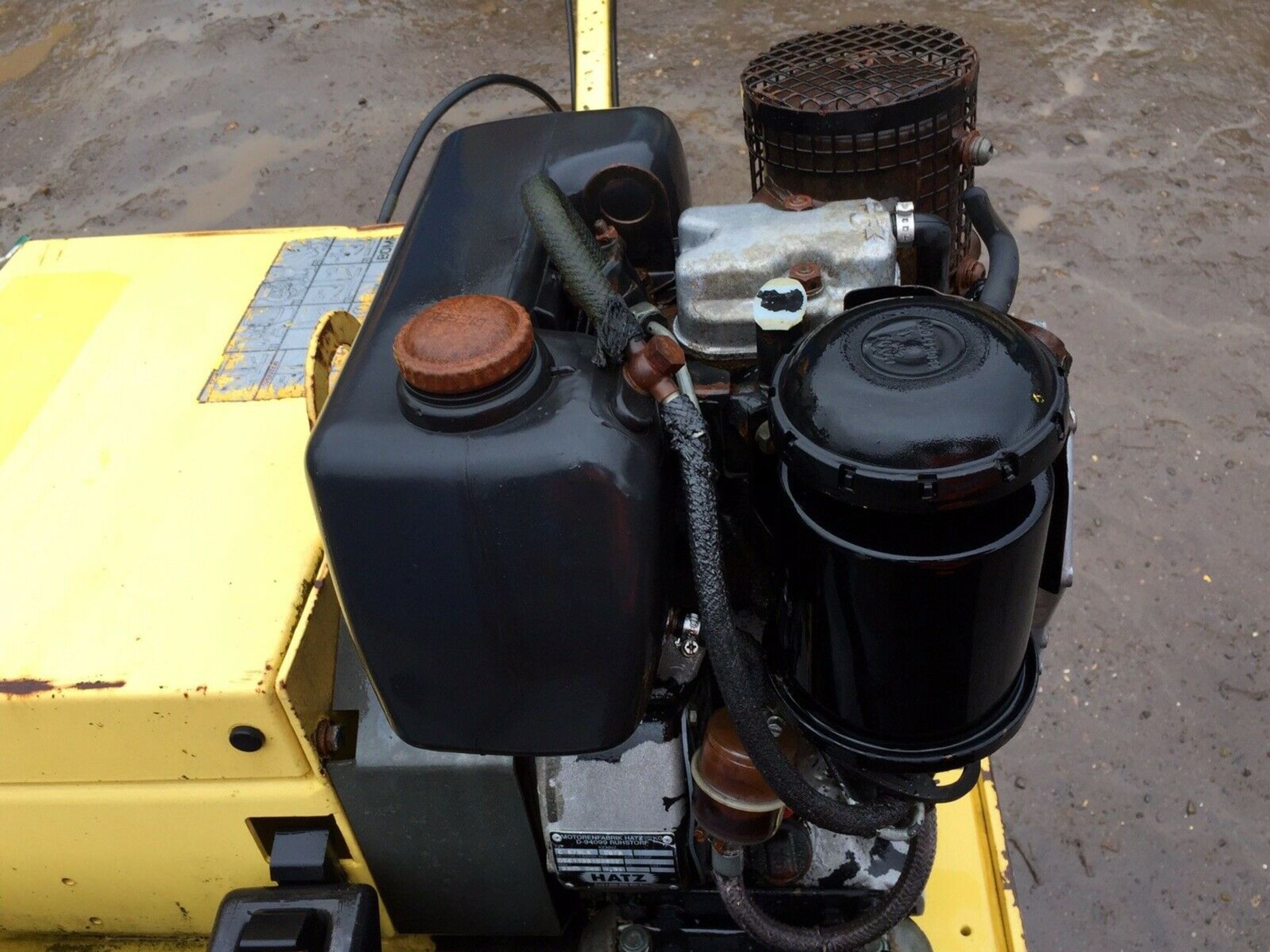 BOMAG BW 71E Roller Walk Behind HATZ Diesel Engine Single Vibrating Drum Roller - Image 7 of 10