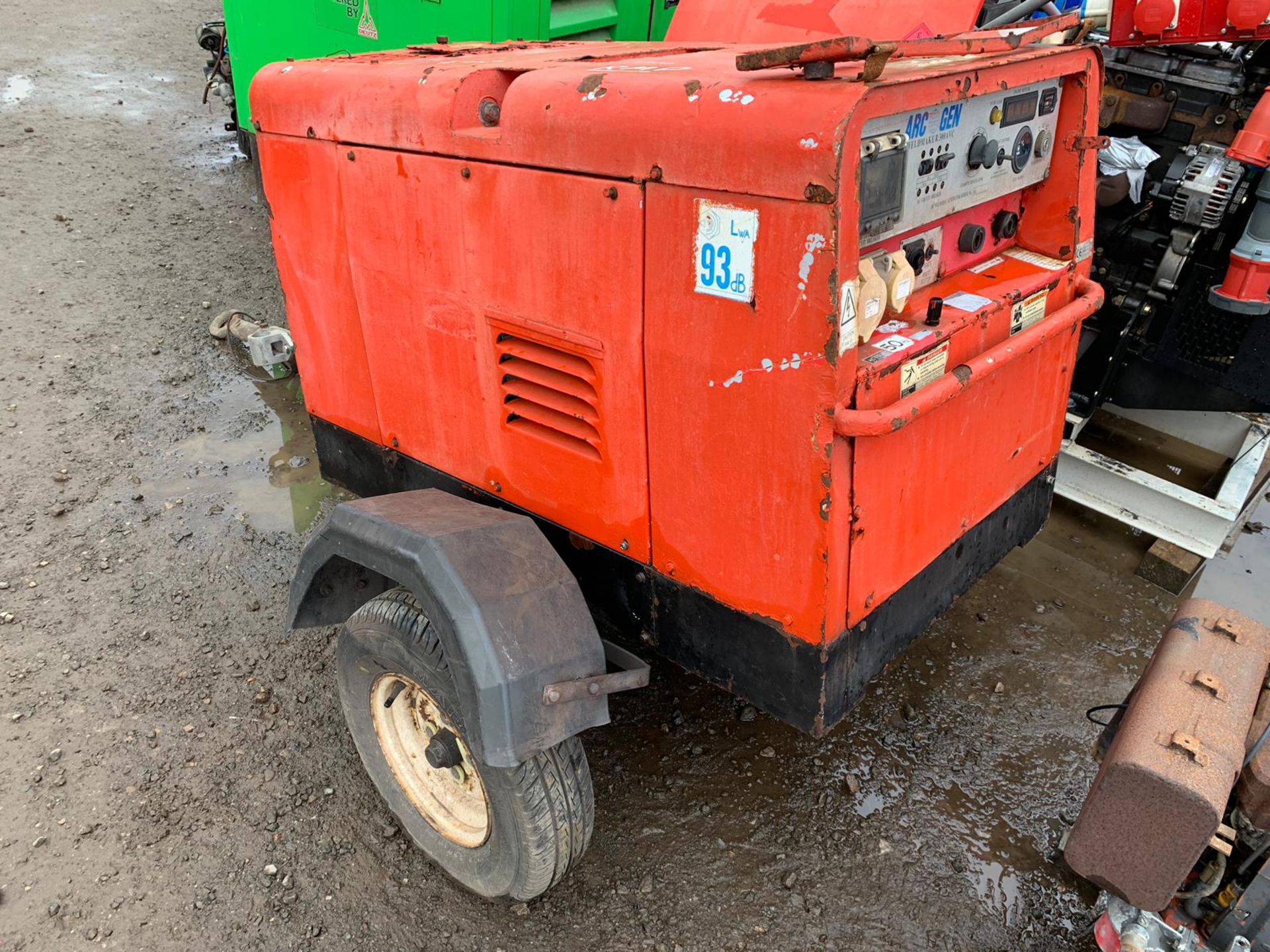 Arc Gen 12Kva Towable Diesel Welder Generator - Image 4 of 5