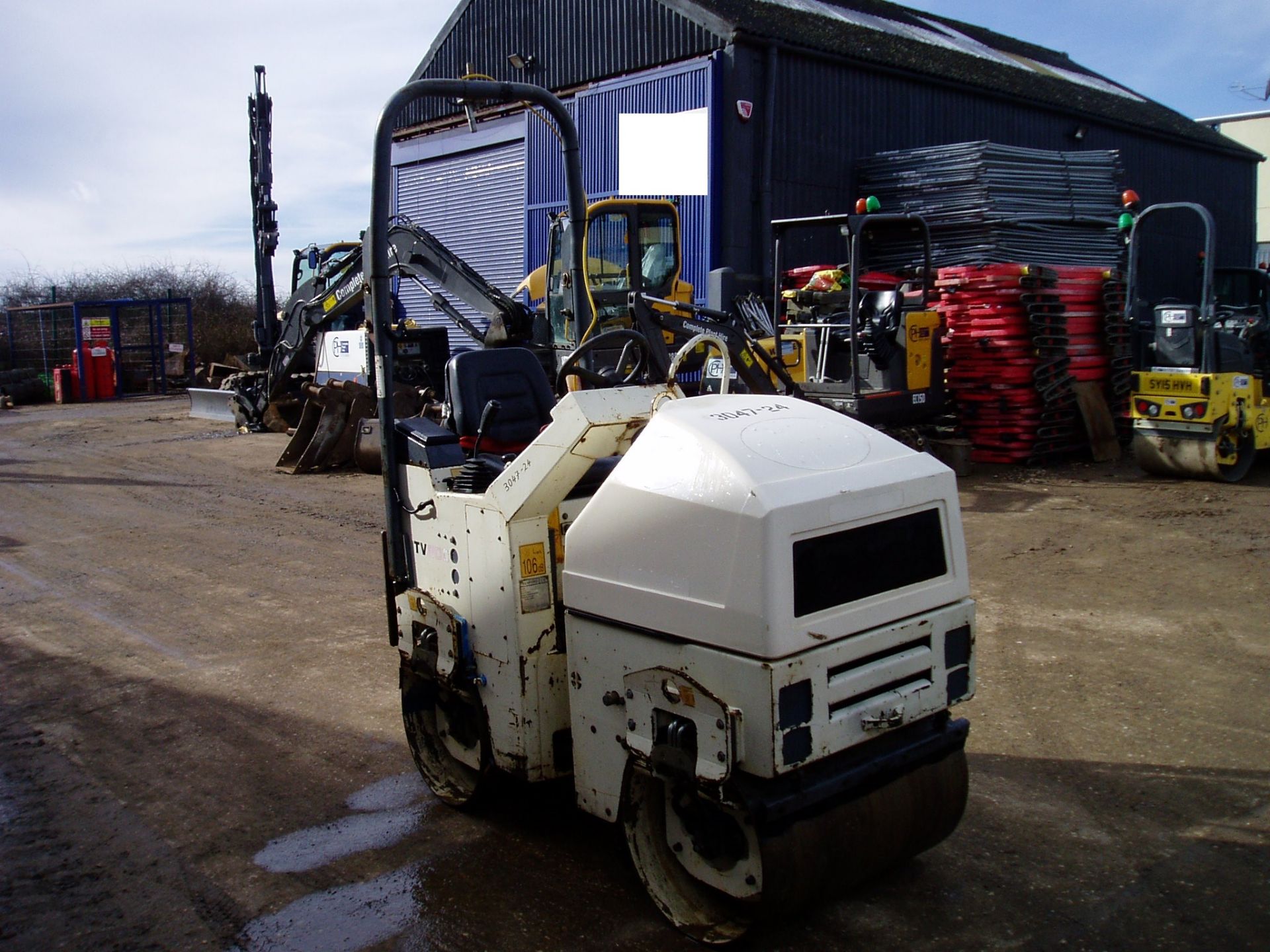 Terex TV800 800mm 1572Kgs Tandem Roller - Image 4 of 17