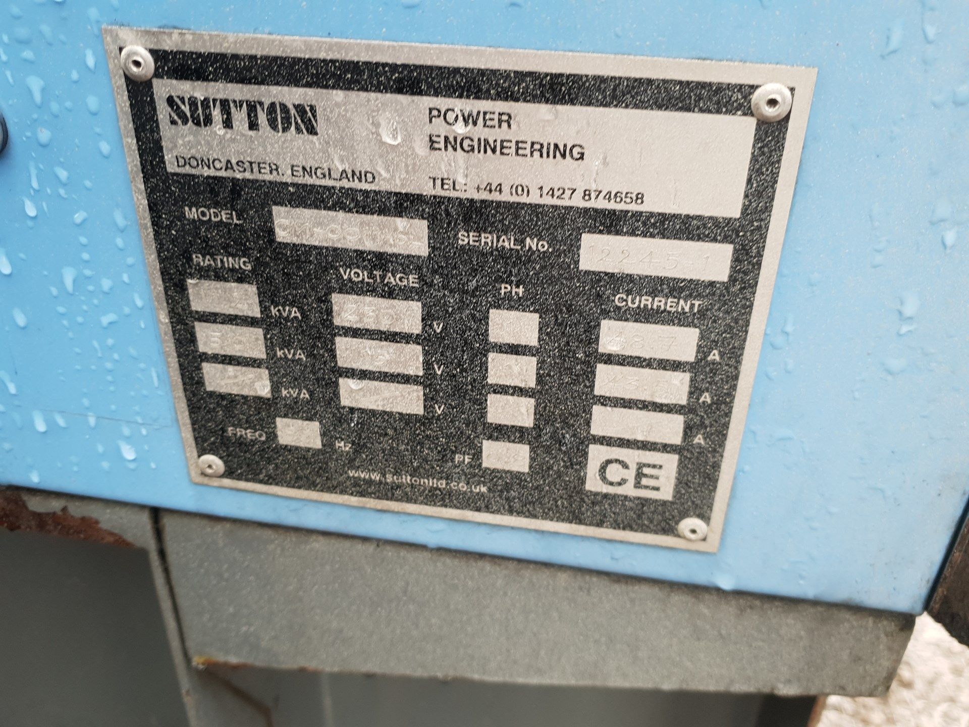 Sutton CM-0011-SL 11Kva Silenced Generator - Bild 5 aus 6