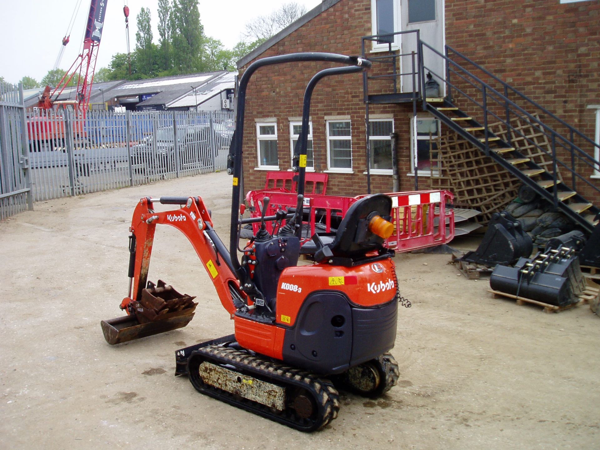 Kubota K008-3 30193980Kgs Micro Excavator - Image 9 of 17