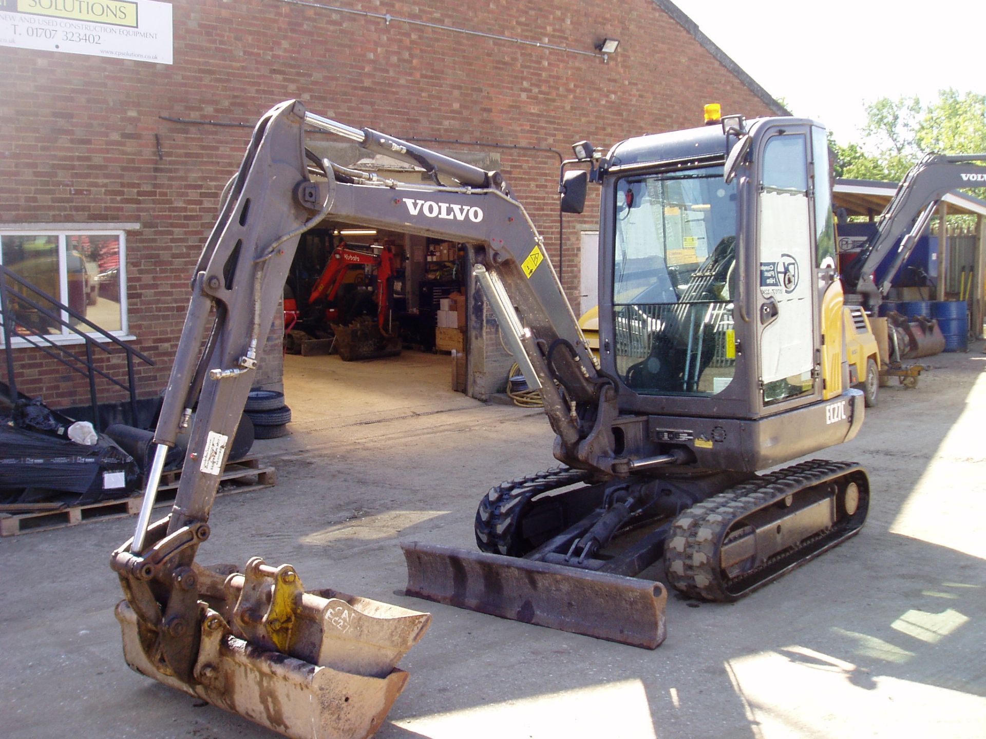 Volvo EC27C 44612790Kgs Mini Excavator - Image 2 of 21